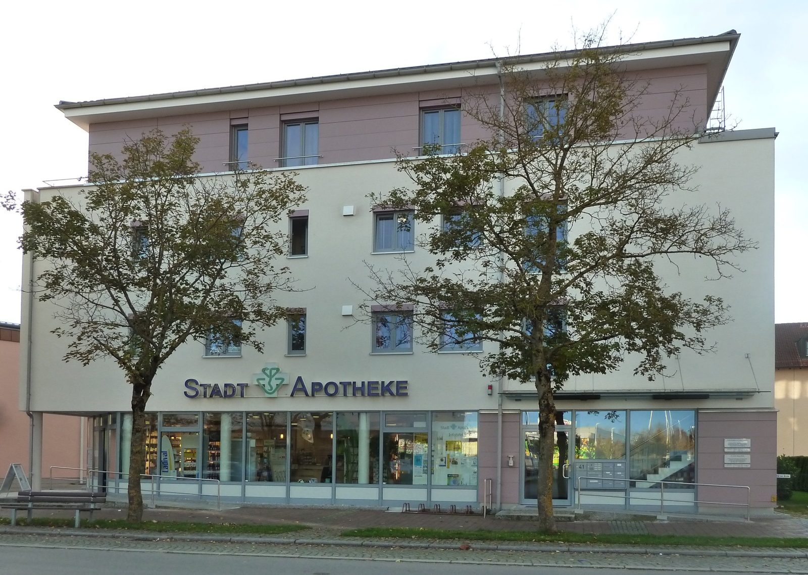 Die Stadt Apotheke in der Bahnhofstraße in Buchloe